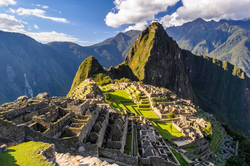 Incké město Machu Picchu v peruánských Andách
